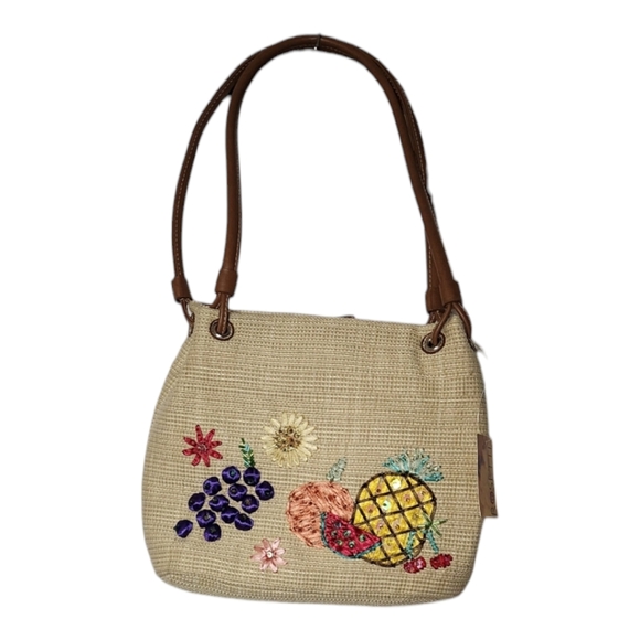 Cherokee Handbags - 🌞5 For $20 NWT Embroidered Beaded Fruit Shoulder Bag Cherokee